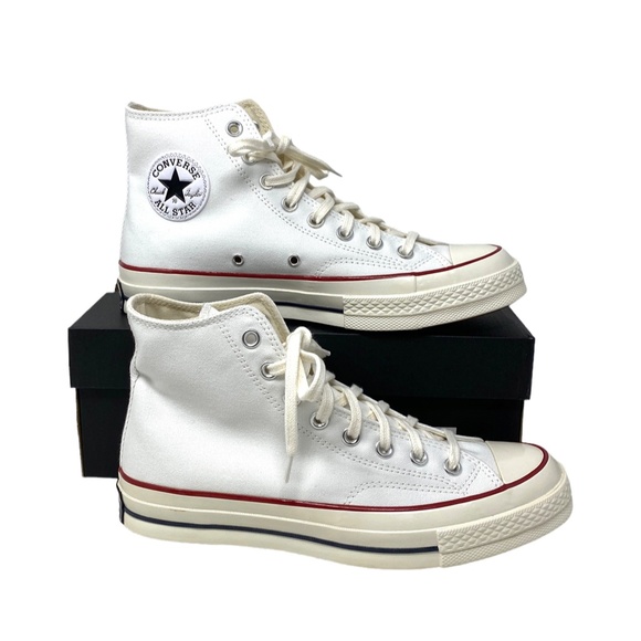 Converse Chuck Taylor High Top Red White Canvas Women's Size Sneakers 162056C - Picture 7 of 10